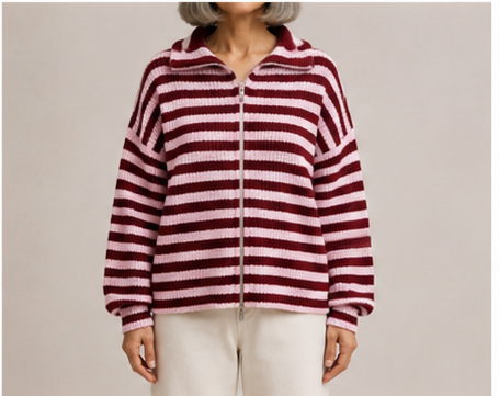 Harriet | Double Zip Cardigan