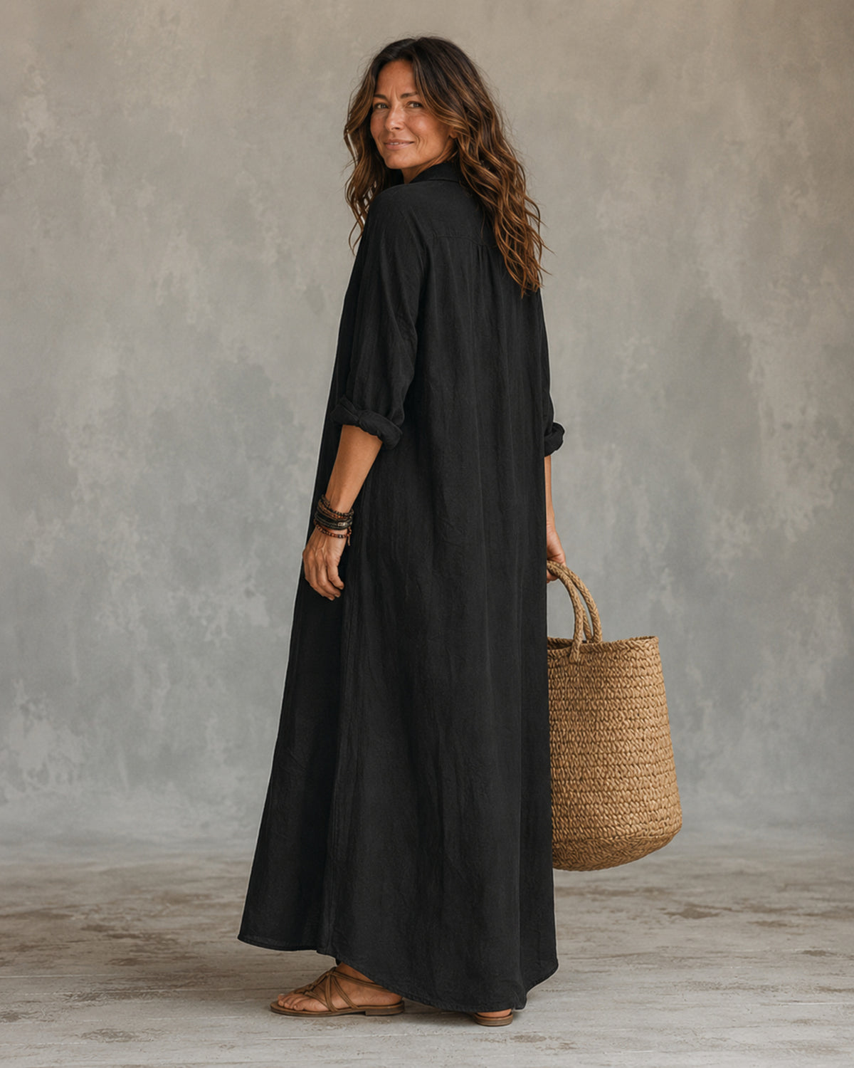 Willow | Effortless Button-Down Maxi Dress