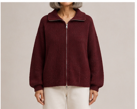Harriet | Double Zip Cardigan