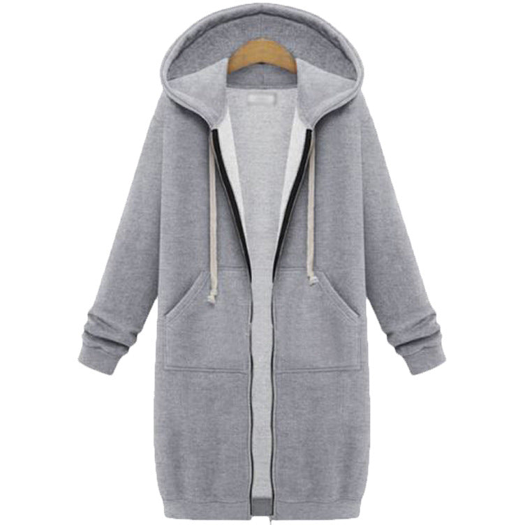 Harriet | Zip-Front Longline Hoodie