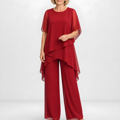 Chiara | Flowing Occasion Set – Red