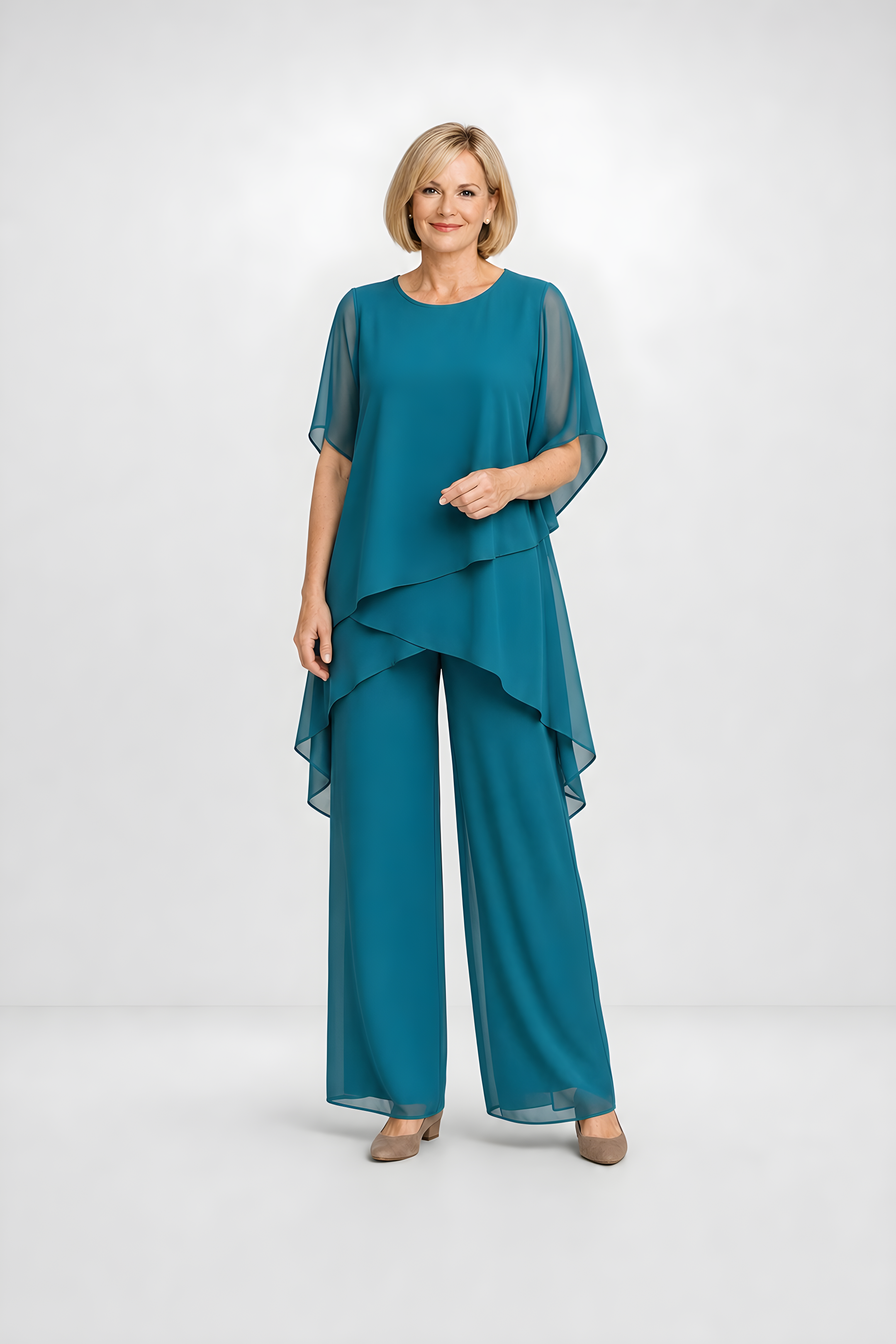 Chiara | Flowing Occasion Set – Turqoise