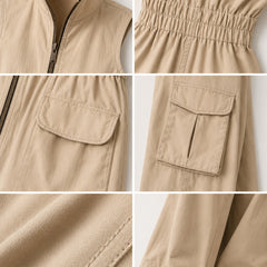Ursula | Utility Zip Jumpsuit