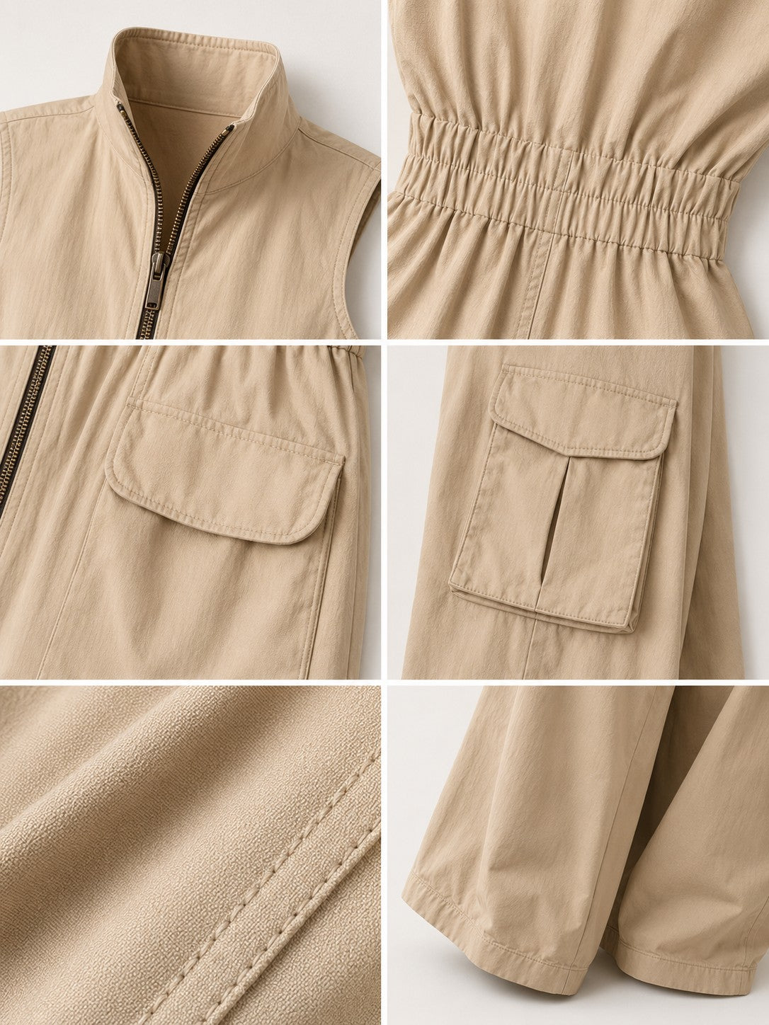 Ursula | Utility Zip Jumpsuit