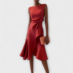 Ariana | Pleated Midi Dress