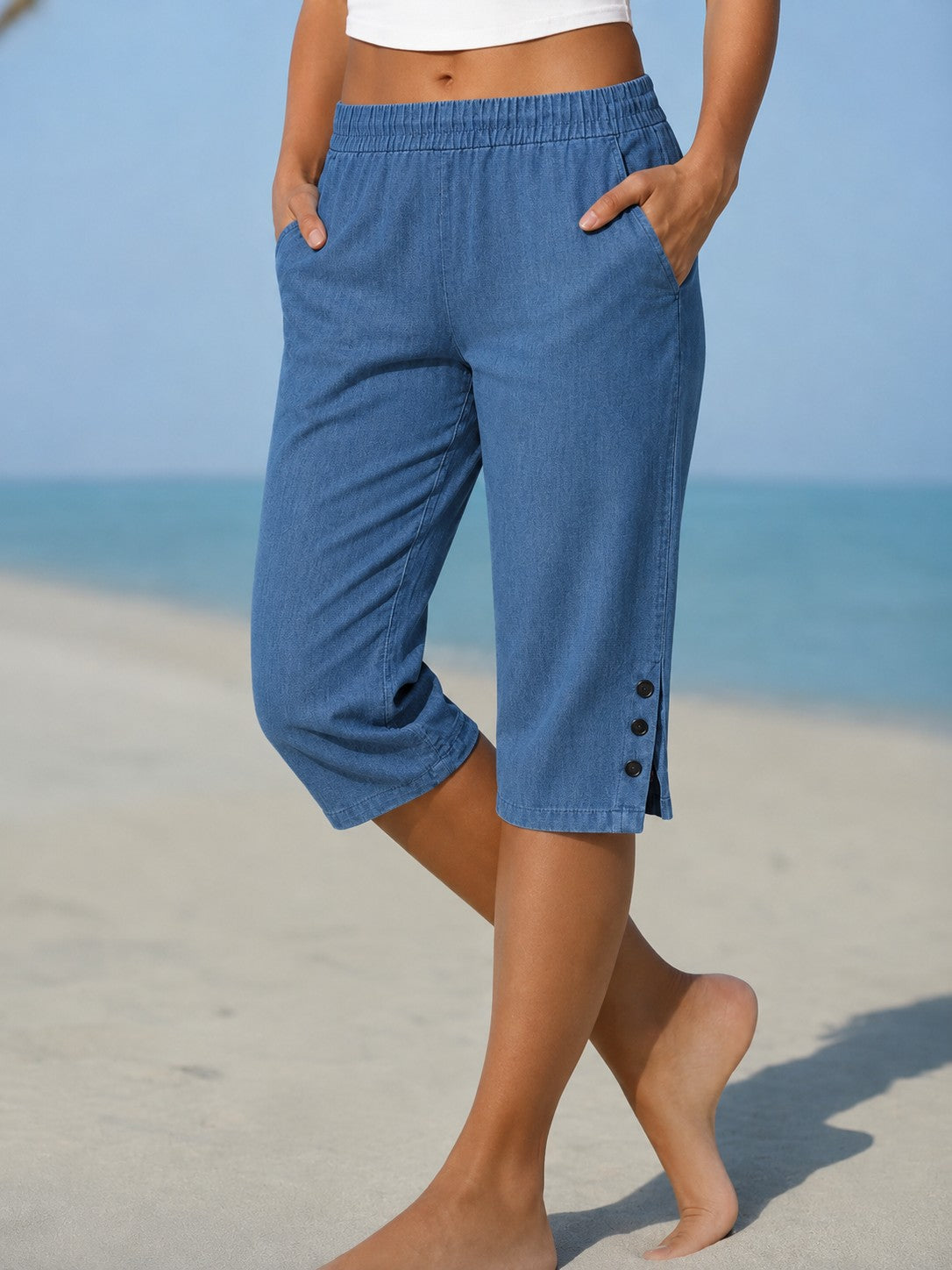 Eileen | Relaxed Capri Trousers