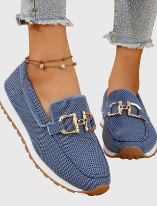 Lili | Loafer Trainer with Gold Detail