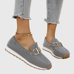 Lili | Loafer Trainer with Gold Detail