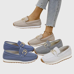 Lili | Loafer Trainer with Gold Detail