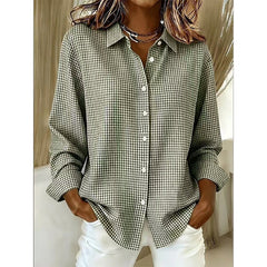 Harriet | Checked Button-Down Shirt