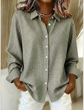 Harriet | Checked Button-Down Shirt