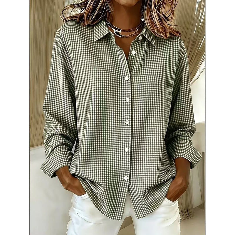 Harriet | Checked Button-Down Shirt