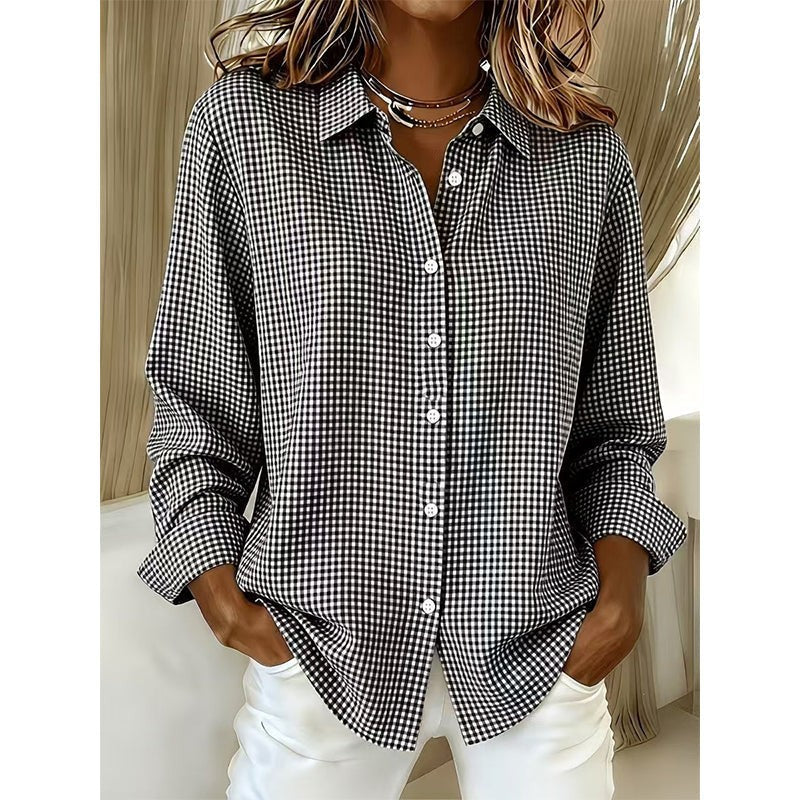 Harriet | Checked Button-Down Shirt