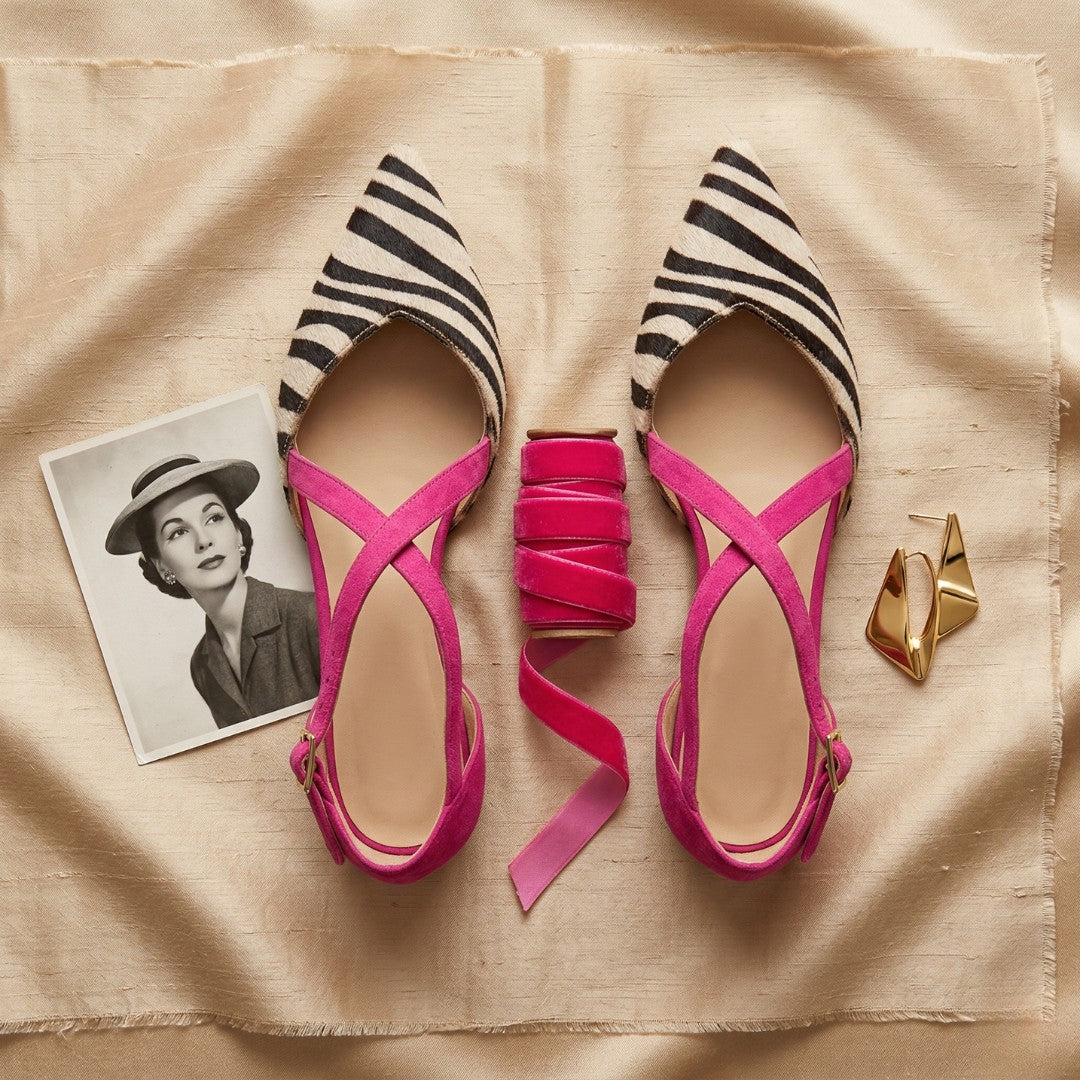 Fern - Ballet Flats with Straps