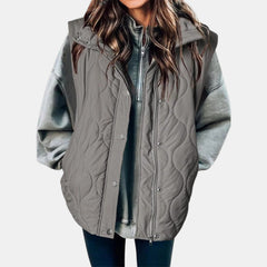 Audrey | Quilted Hooded Puffer Gilet