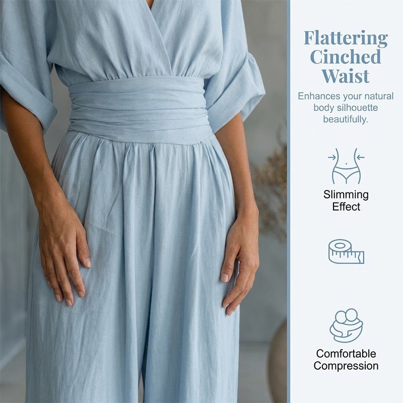 Clarissa | Wide-Leg V-Neck Jumpsuit