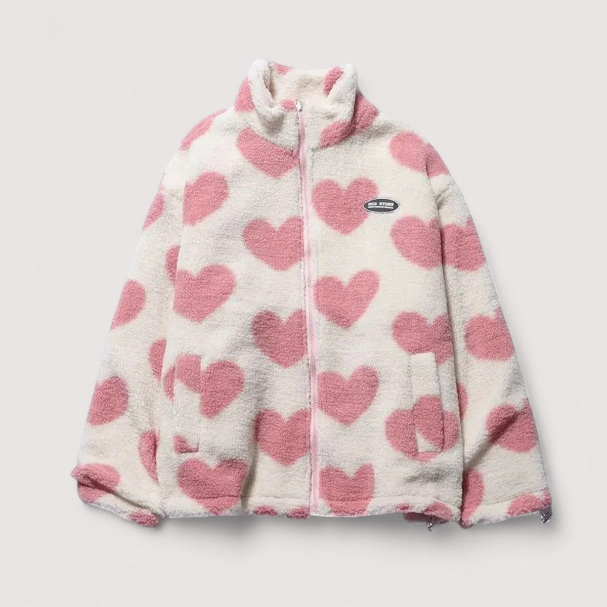 Clara | Reversible Heart Print Jacket