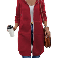 Harriet | Zip-Front Longline Hoodie