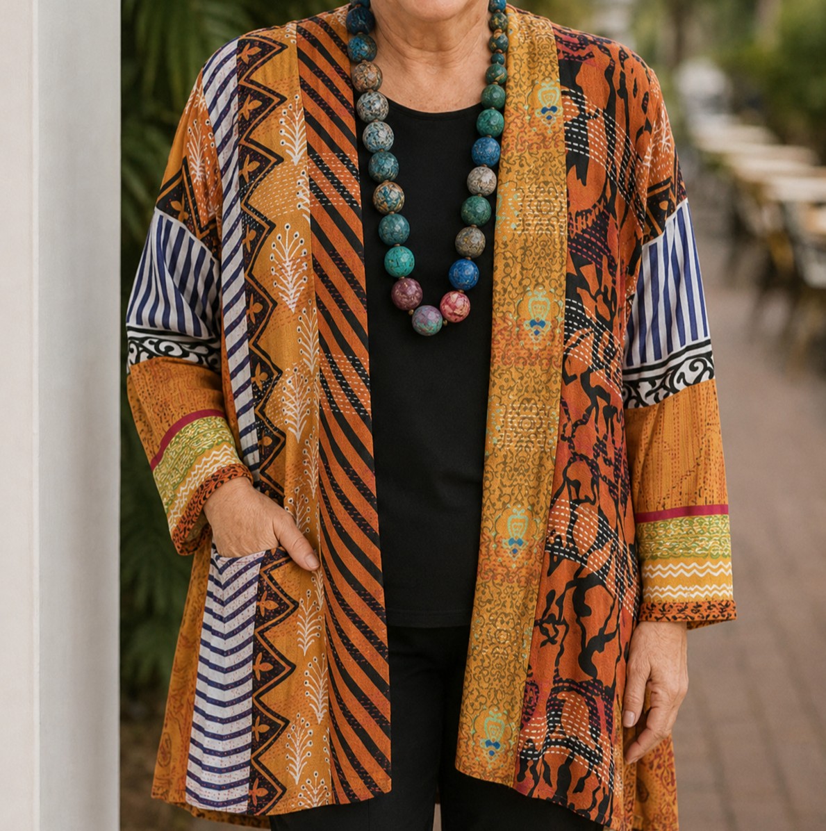 Mary | Button-Front Midi Cardigan