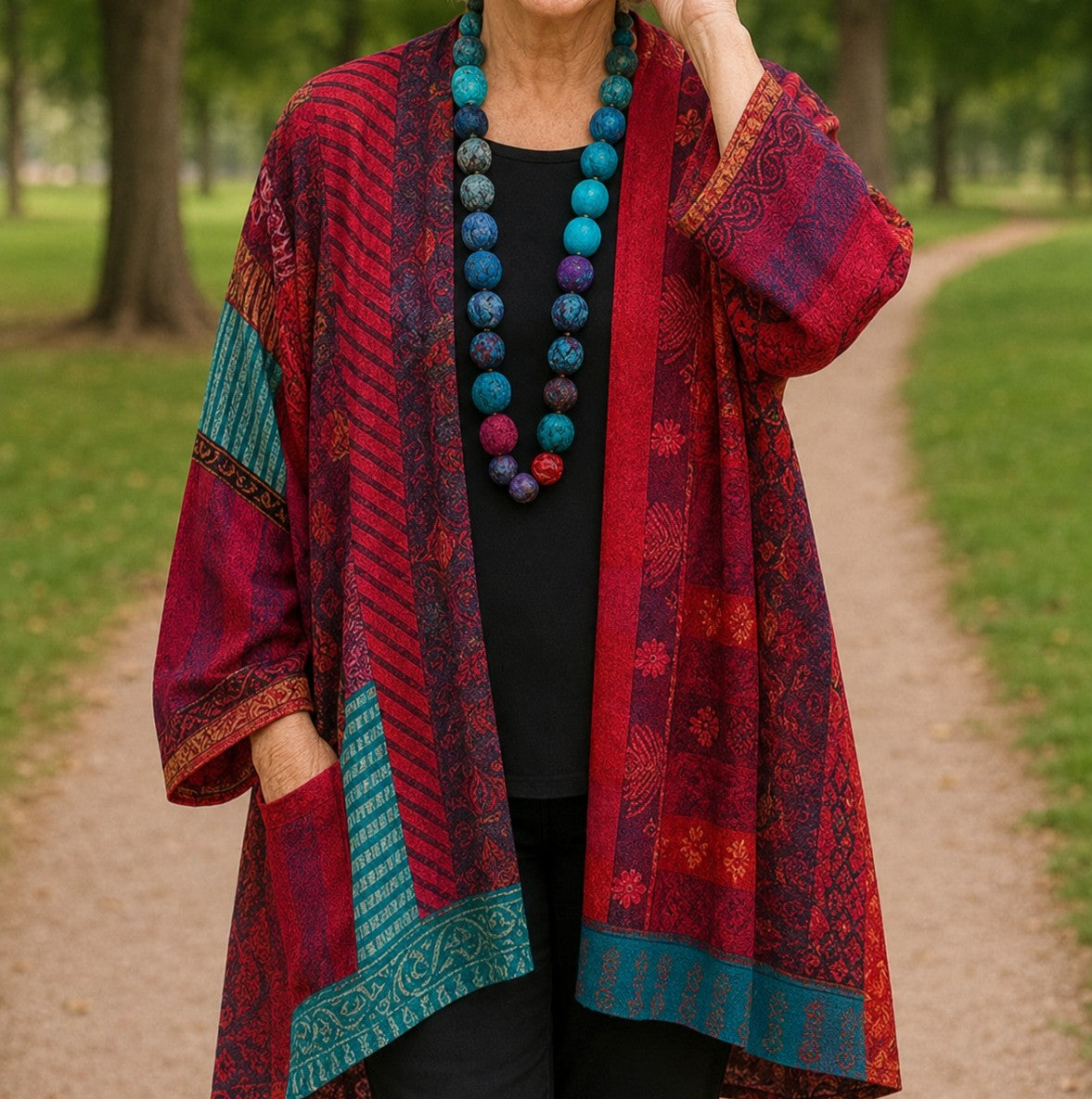 Mary | Button-Front Midi Cardigan