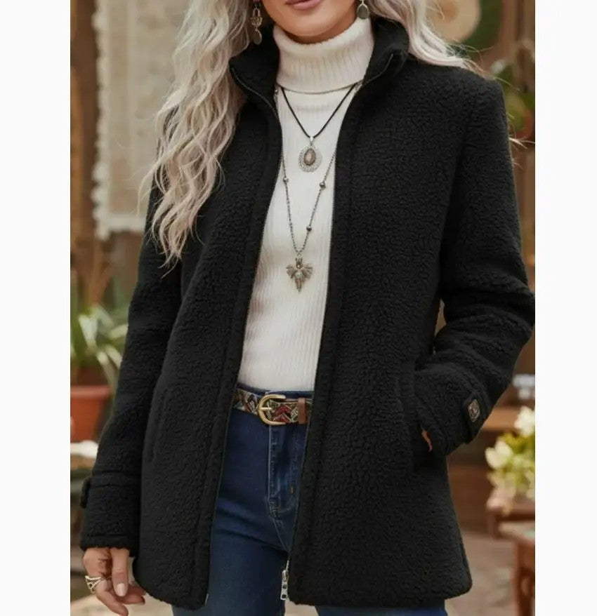 Vivienne | Stand Collar Loose Jacket