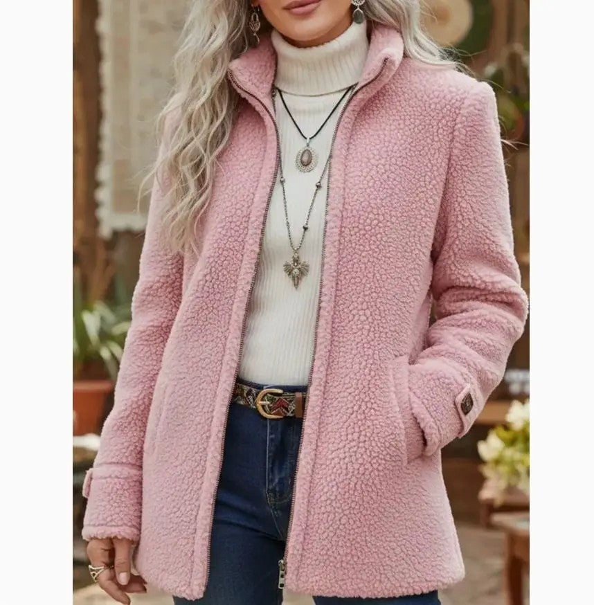 Vivienne | Stand Collar Loose Jacket