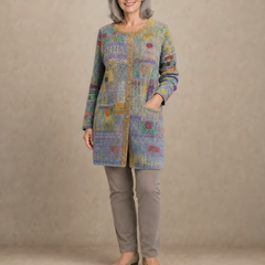 Patchouli | Artistic Button Cardigan – Yellow