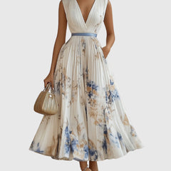 Rowella | Pleated Maxi Dress