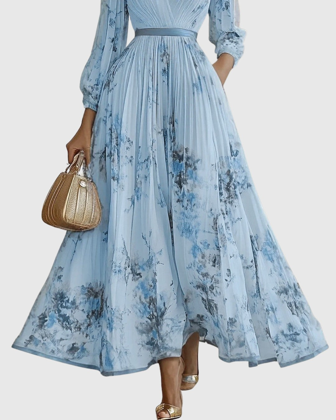 Rowella | Pleated Maxi Dress