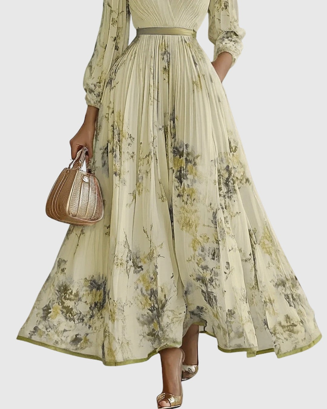 Rowella | Pleated Maxi Dress