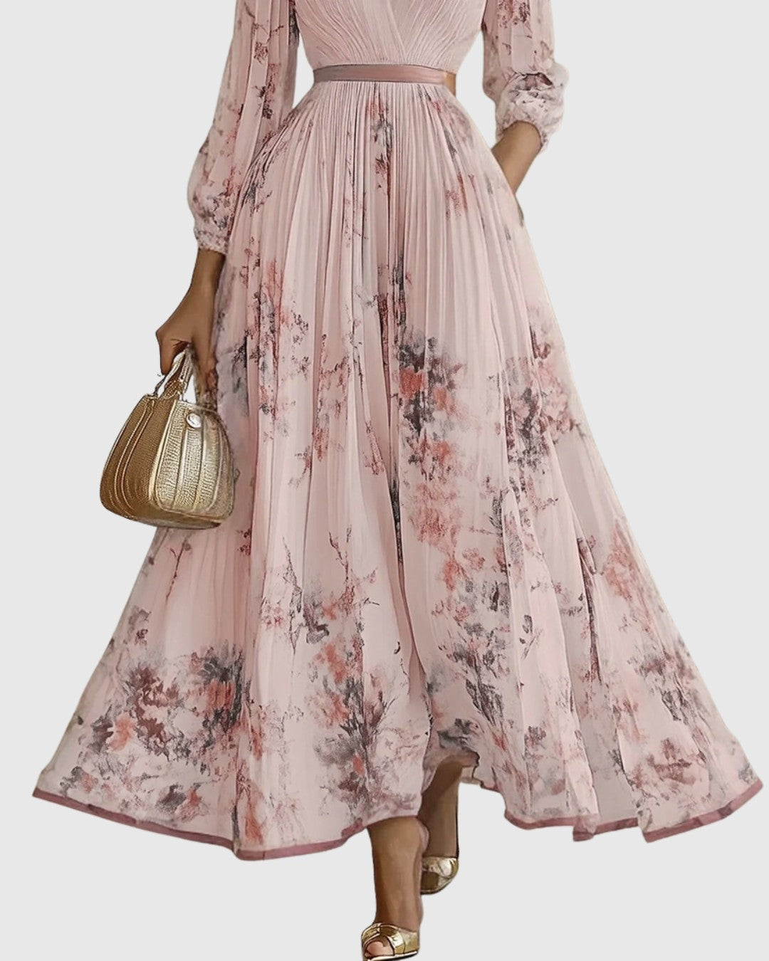 Rowella | Pleated Maxi Dress