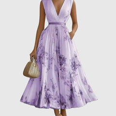 Rowella | Pleated Maxi Dress