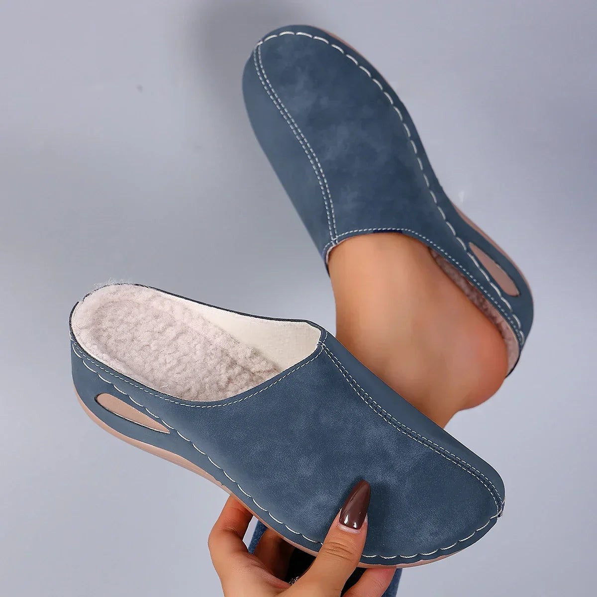 Elise | Slip-On Warm Slippers