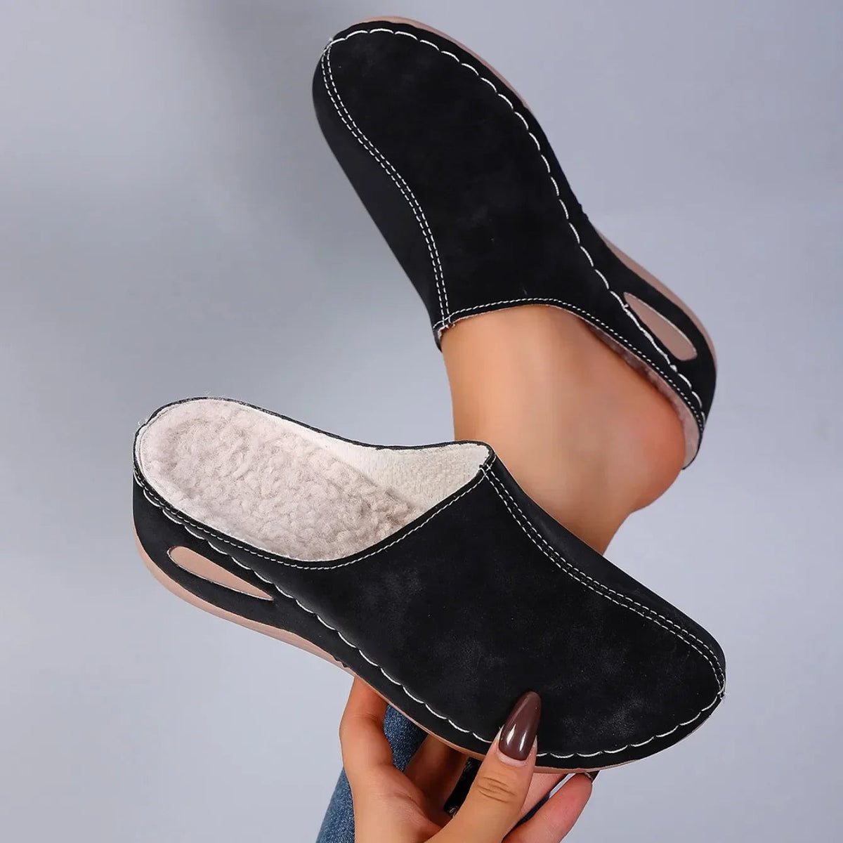 Elise | Slip-On Warm Slippers