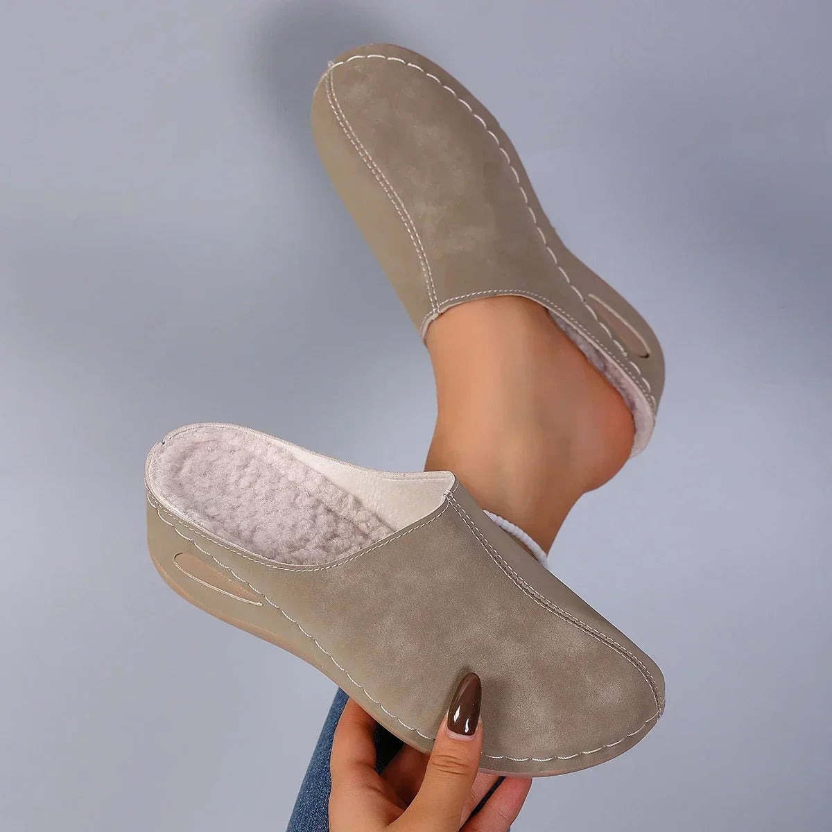 Elise | Slip-On Warm Slippers