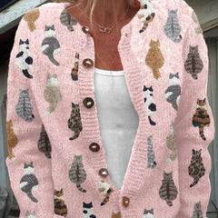 Bramley | Cat Motif Cardigan