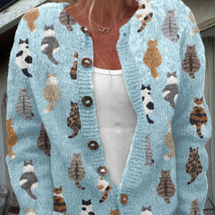 Bramley | Cat Motif Cardigan