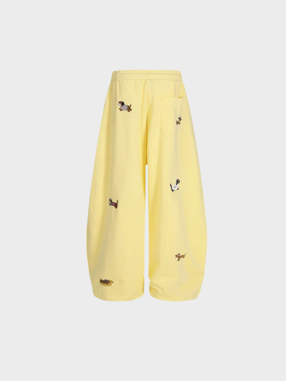 Amalfi | Embroidered Barrel-Leg Sweatpants