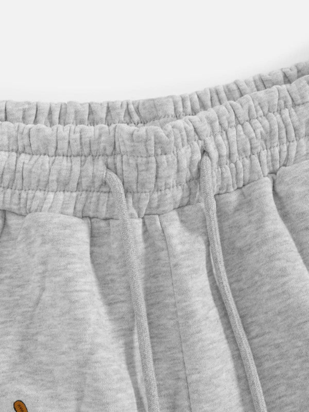 Barrel-Leg Embroidered Pup Sweatpants – Relaxed Fit