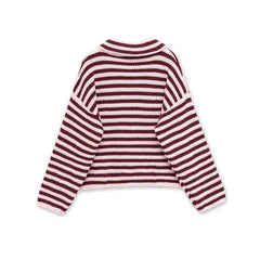 Felicity | Striped Zip Cardigan