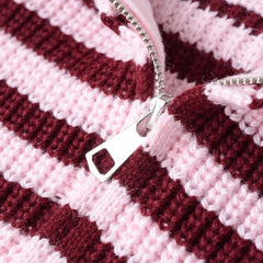 Felicity | Striped Zip Cardigan