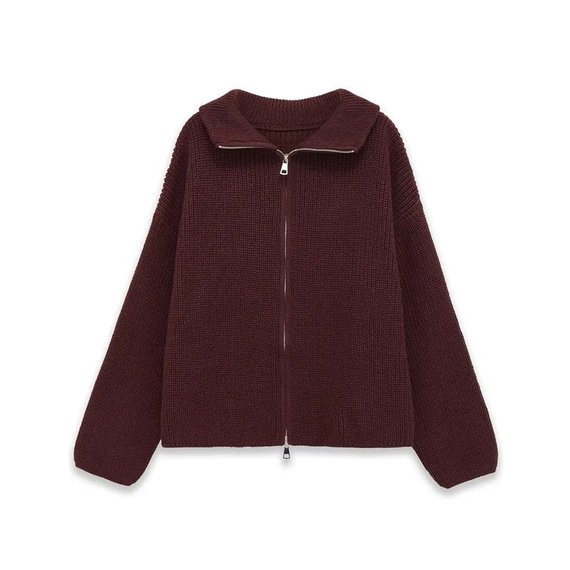 Felicity | Striped Zip Cardigan
