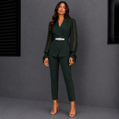Emily | Tailored Jacket & Wide-Leg Trouser Set