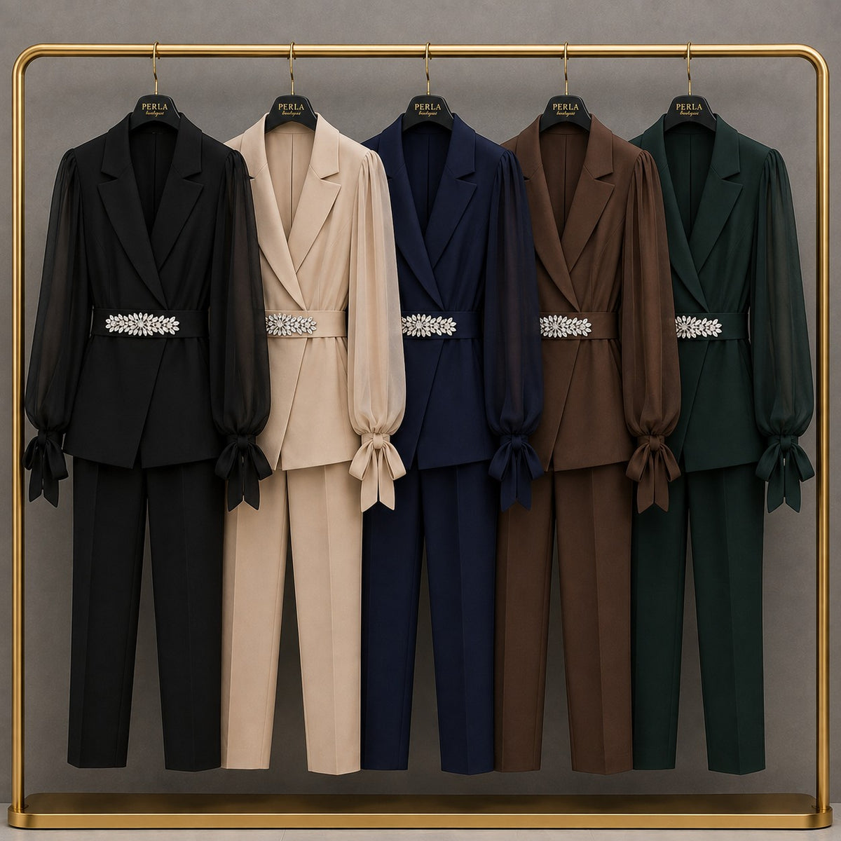 Emily | Tailored Jacket & Wide-Leg Trouser Set