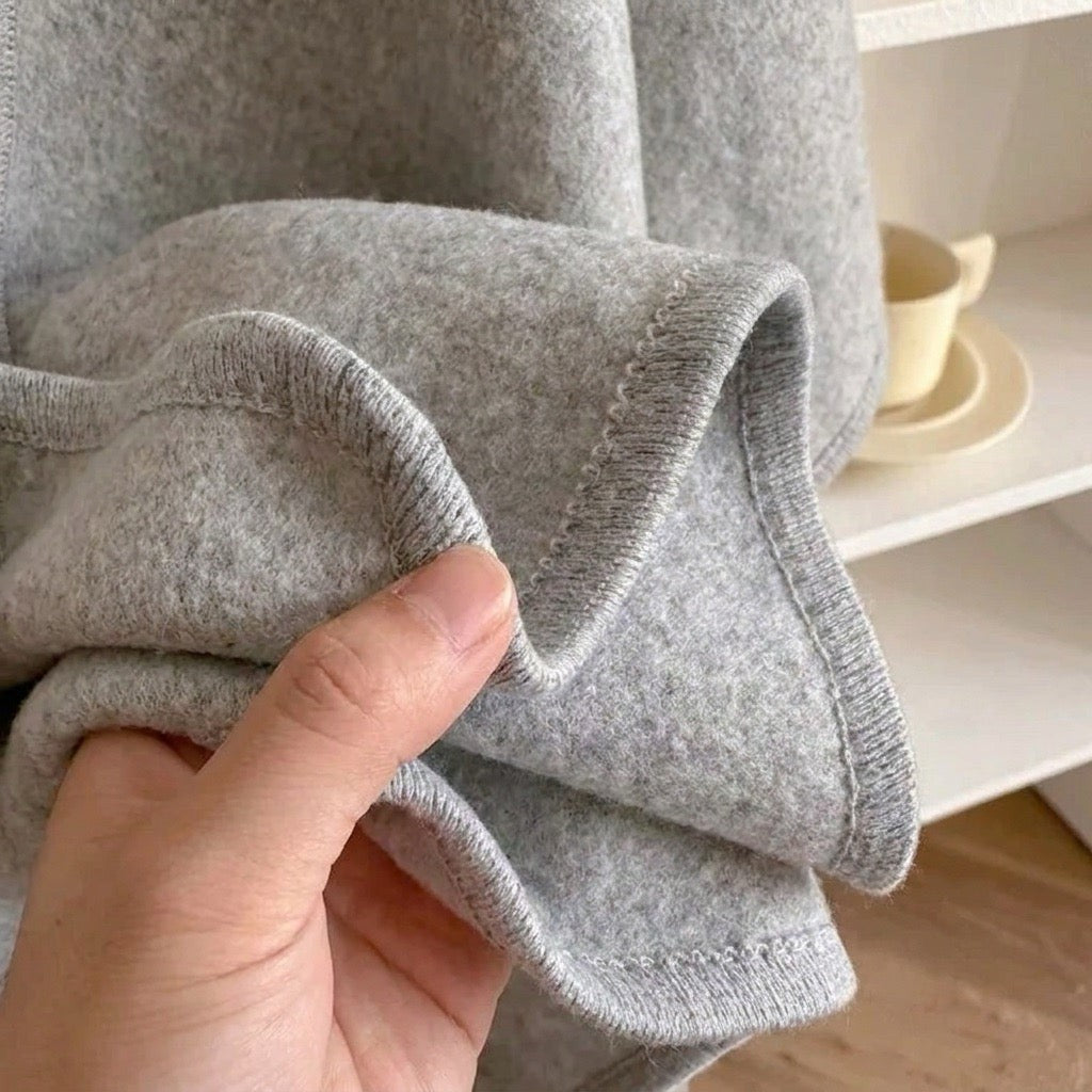 Clara | Loop-Front Poncho Scarf
