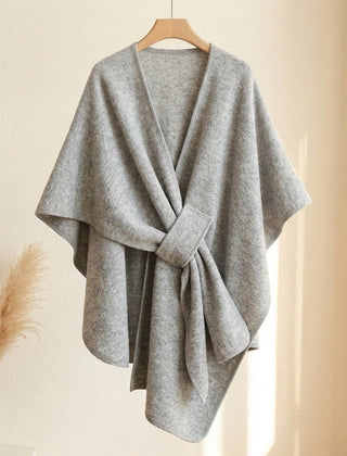 Clara | Loop-Front Poncho Scarf