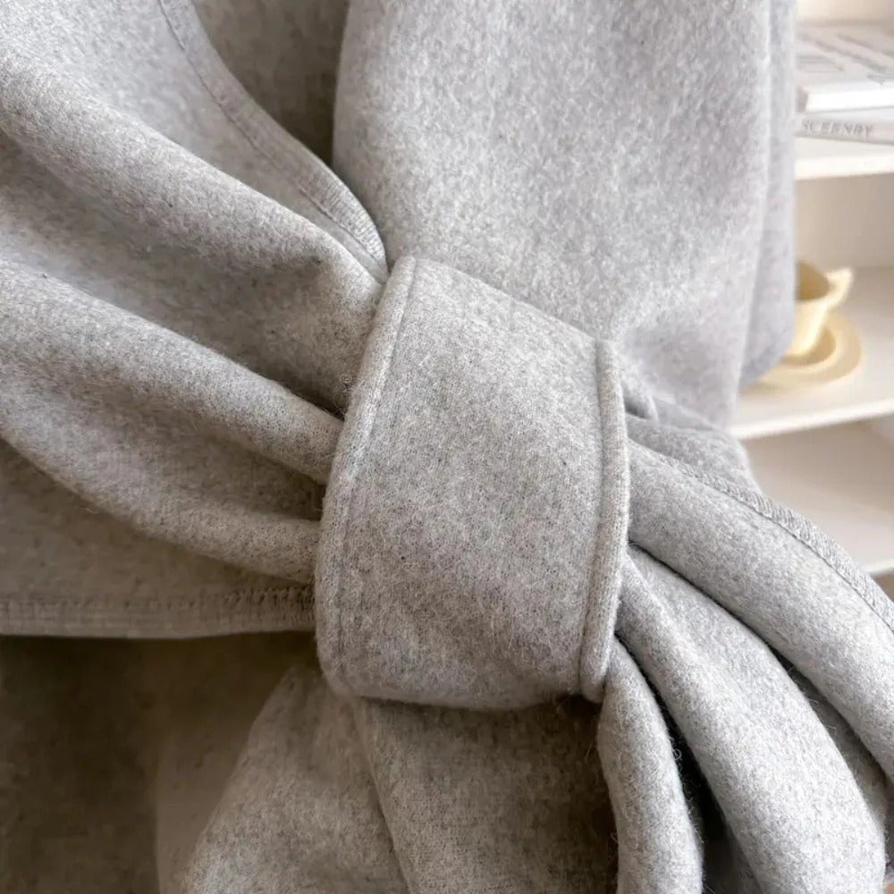 Clara | Loop-Front Poncho Scarf