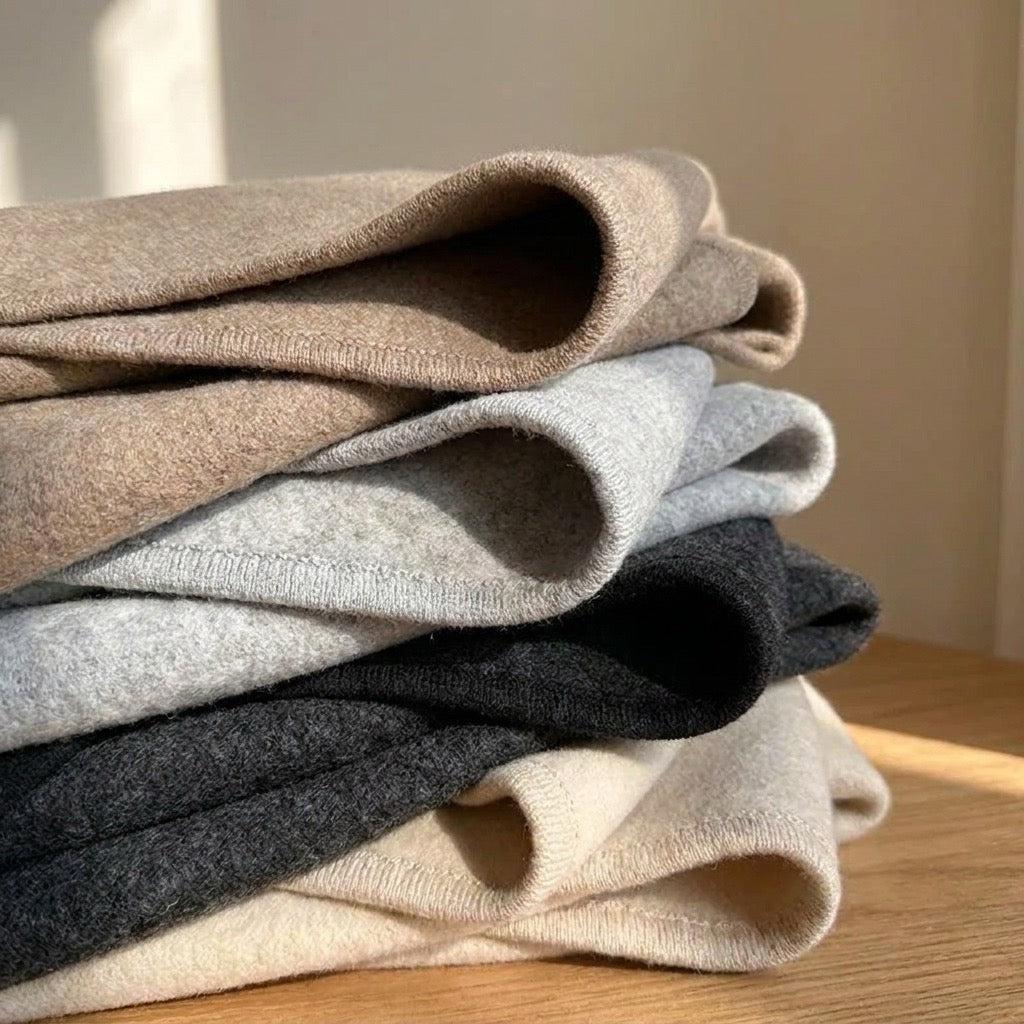 Clara | Loop-Front Poncho Scarf