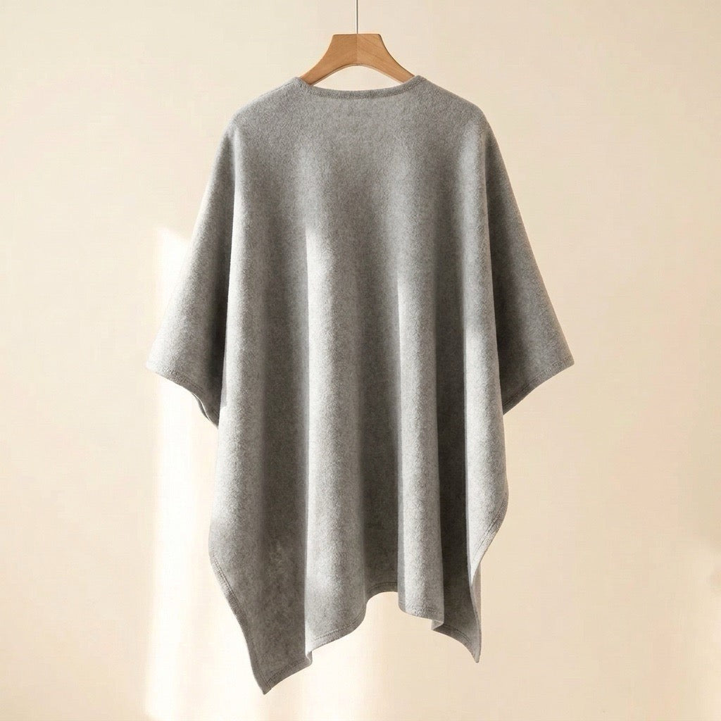 Clara | Loop-Front Poncho Scarf