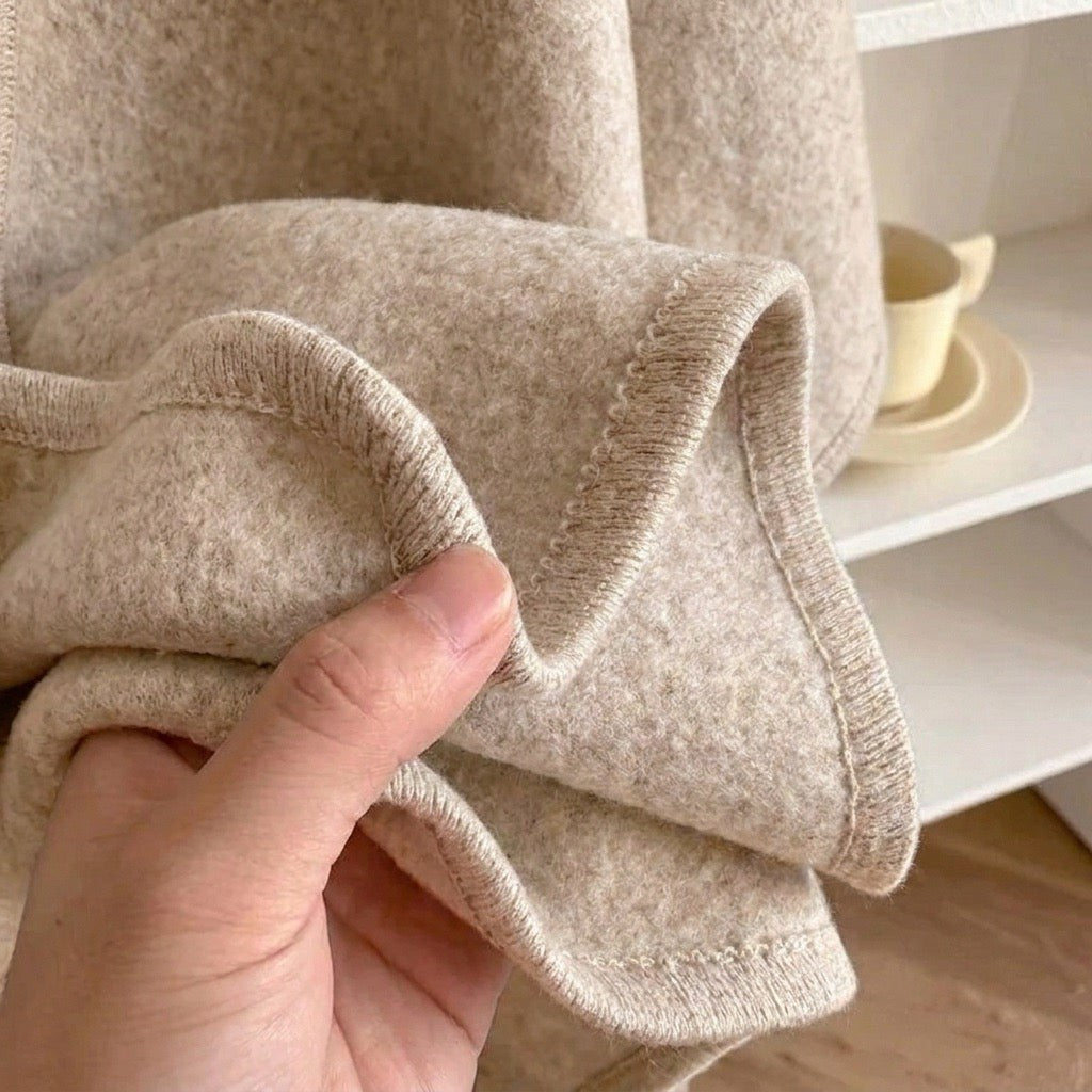 Clara | Loop-Front Poncho Scarf